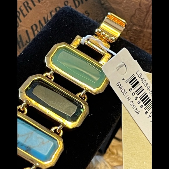 RALPH LAUREN Semi-Precious Stone Link Bracelet … Colorful & Fun! 🌸 - Picture 13 of 16